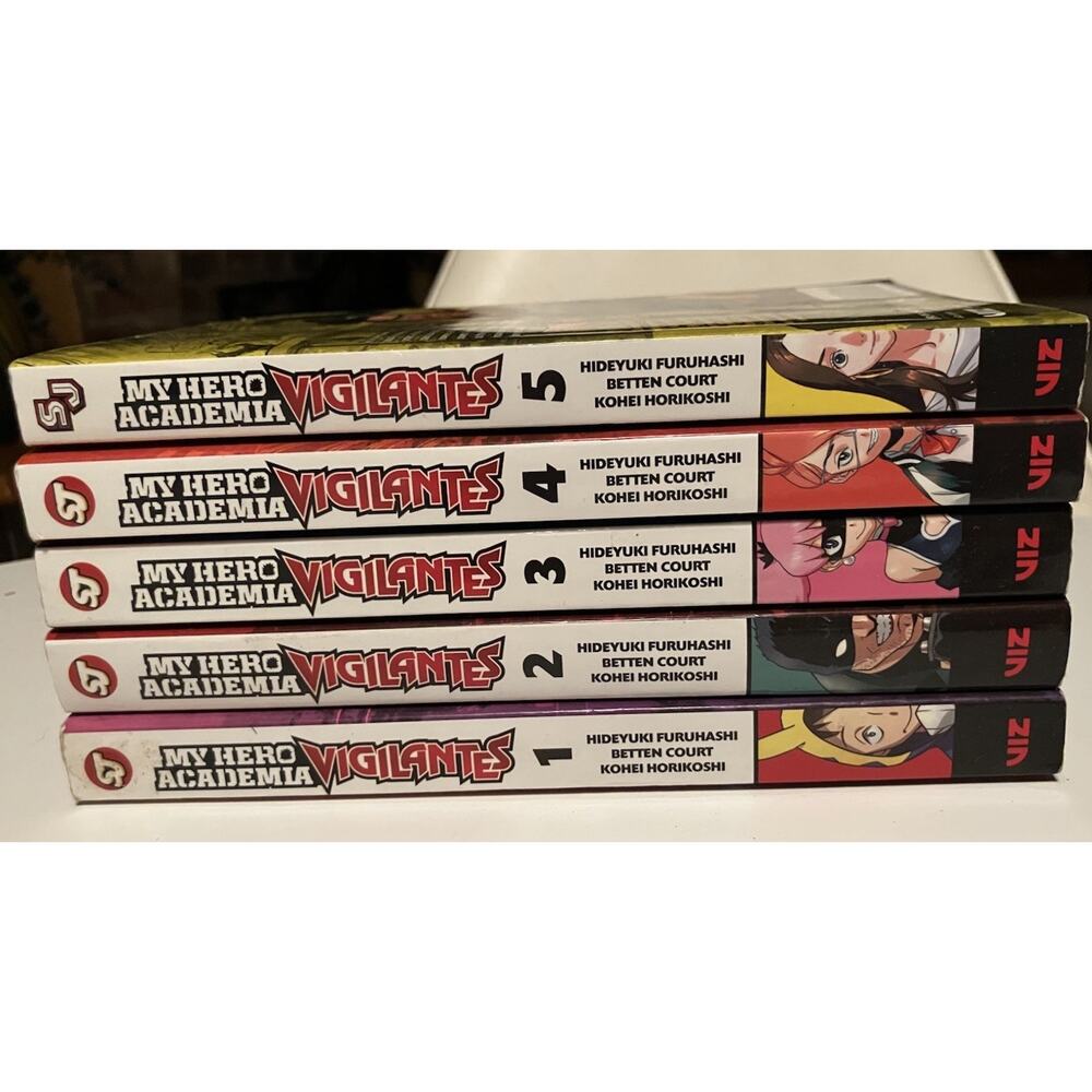 My Hero Academia Vigilantes Volumes 1-5 Manga Graphic Novels English